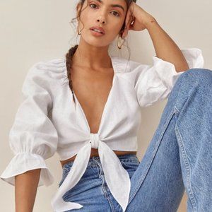 Reformation Hummingbird Top - (S) NEW WITH TAGS